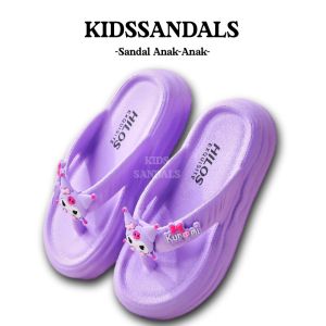 KIDS SANDALS | Sendal Karakter Kuromi Lucu Viral Terbaru Sandal Jepit Anak Perempuan