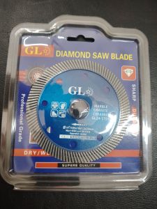 GL Diamond Saw Blade Thin for Marble Granite Ceramic Dry/Wet Use Professional Grade Superb Quality Size 4"