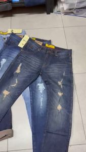 Celana Jeans Panjang Pria Sobe Ringkel Skinny Stretch Tidak Luntur 2025 MC Wiscer