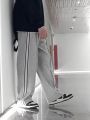 baggy pants pria panjang kaki lurus longgar untuk pria  olahraga gaya yang sama celana celana panjang pria  gombrong pria celana pria korean style celana trening panjang pria celana  kasual kaki lebar retro celana. 
