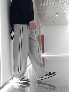 baggy pants pria panjang kaki lurus longgar untuk pria  olahraga gaya yang sama celana celana panjang pria  gombrong pria celana pria korean style celana trening panjang pria celana  kasual kaki lebar retro celana