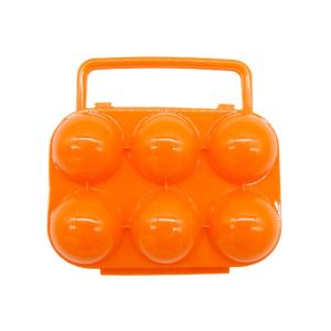 Portable Egg Storage Box Egg Container Outdoor Portable 2/4/6-Grid Egg Case With Handle - Egg Protection Tray Camping Egg Holder