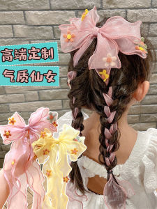 Băng Đô Thắt Nút Bướm Cho Bé Gái Phụ Kiện Tóc Phong Cách Hàn Quốc Chất Liệu Cotton Dáng Tròn Mùa Hè 2022 Phụ Kiện Tóc Cho Trẻ Em