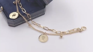 Chard Wake Wanita Gelang Korea Titanium Anti Pudar Vintage Fashion Style Bracelet Cewek Original