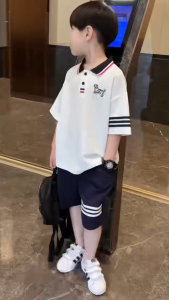 Terno for Kids Boy Classic Minimal Polo Design Modern Look 1-5yrs old C30