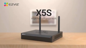 EZVIZ Wireless Network Video Recorder with HDMI & VGA Outputs (X5S 8W) Reliable Easy Storage for Your Security System