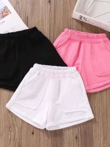 Pure Cotton Summer Shorts Childrens High Waist Loose Sporty Outerwear for Boys And Girls Comfortable Breathable Heat Pants
