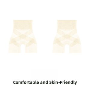 MiiOW | Slimming High-Waist Ice Silk Womens Underwear Invisible Shaping Safety Pants Cat Person Ladies Innerwear Seamless Comfortable Briefs