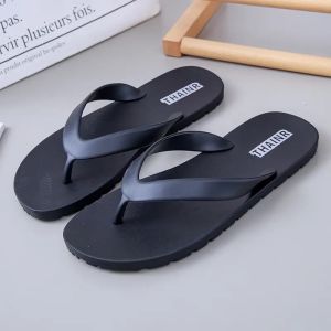 New Rubber Tire Bottom Mens Sandals Summer Outdoor Anti-slip Beach Casual Soft Bottom Footie Slippers for Men