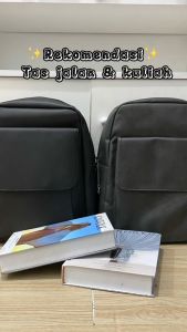 Max-Mor M134 Tas Ransel Kulit Pria: Tas Laptop Ukuran 14 Inch & Tas Ransel Sekolah