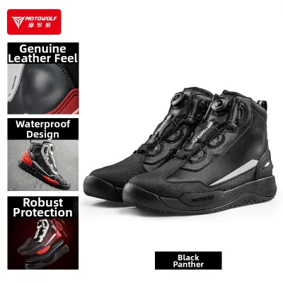 MOTOWOLF | Anti-Fall Waterproof All-Season Motorcycle Racing Boots