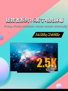 จอภาพโน้ตบุ๊ก LCD ขนาด 16.1 นิ้ว ความละเอียด 2560x1600 รุ่น R9000P/Y9000P/Y9000X Y7000P R7000P 2023 ของ Lenovo Rescue