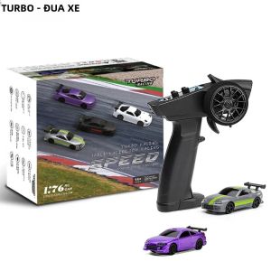 Xe Điều Khiển Từ Xa Mô Hình Xe Đua Turbo Tỷ Lệ 1:76 Bộ Kit Hoàn Chỉnh Tỷ Lệ Truyền Động Đầy Đủ Chất Liệu Kim Loại Nhựa Cao Su Dành Cho Trẻ Em Và Người Lớn Đồ Chơi Lắp Ráp Sẵn Sàng Sử Dụng