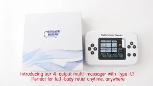 New TENS Unit Massager 15 Modes Electrical Full Body Stimulator with 8pcs Electrode Pads Massage Muscle Relax