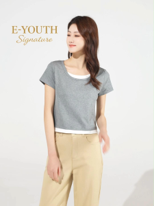 E-YOUTH Signature Women Soft Layer Tee EYS1302