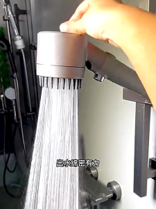 【2PCS FOR 9.9$】German massage Upgrade 4 in 1 High Pressure Handheld Shower Bath Heads Set 3 Modes SPA Nozzle Bathroom