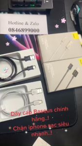 Cáp sạc nhanh 2.4A Baseus Superior Lightning dây dẻo siêu bền dài 100CM ( SIÊU BỀN )