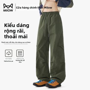 MiiOW | Quần Dài Phong Cách Mỹ Thoáng Mát Nhanh Khô