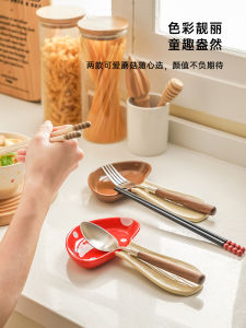 Creative Ceramic Spoon Chopsticks Holder Kitchen Countertop Storage Rack Utensil Organizer High Aesthetic Value Cooking Tools
