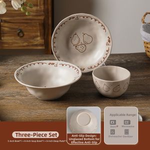 SHELI | Hand-painted Luxurious Ceramic Dining Set One-Person Use