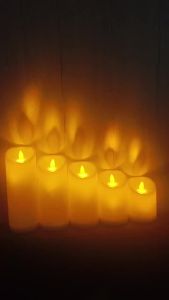 Flameless Flickering LED Candles Lamp Home Decoration Battery Powered Candles for Wedding Decor Birthday Party Supplies Warm