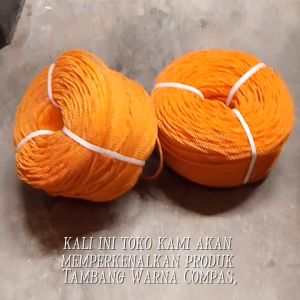 Tambang Warna Compas 2mm 3mm 4mm 5mm 6mm 7mm 8mm 10mm