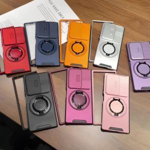 360 ° Rotating Magnetic Ring Holder Bracket Armor Phone Case For Samsung Galaxy Z Fold 8 Ultra 7 6 Shockproof Protective Cover