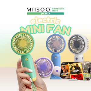 MIISOO Kipas Mini USB 2 Warna Kipas Angin Tangan Kipas Genggam Charging USB Kipas Mini Portable