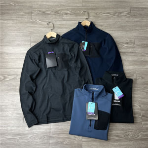 Outdoor Function Long Sleeve T-Shirt Half Zipper Stand Collar Quick Dry Sportswear Casual Elastic Sweatshirt for Youth Autumn