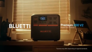 BLUETTI Premium 200 V2 Portable Power Station 2073.6Wh Lifepo4 Battery Capacity 2700W Solar Generator for Camping Hiking