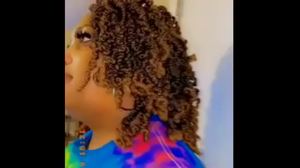 Tóc Tết Móc Kiểu Bob Spring Twist Dành Cho Phụ Nữ Da Đen Tóc Tết Xoắn Passion Spring Twists Đã Được Tết Sẵn Tóc Tết Tổng Hợp Có Vòng Sẵn 6 Inch/8 Inch Sợi Chịu Nhiệt Cao Cấp Màu Ombre.