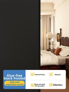 ZTION | Anti-Peep Total Blackout Glass Door Privacy Film