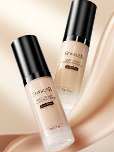 FEWRUER Natural Makeup Base Cream ลิปสติกเนื้อแมทต์เนื้อบาง เนื้อนุ่ม ช่วยดูดซับความมัน ให้ความชุ่มชื้น ป้องกันริ้วรอย ปกปิดรอยบlemish