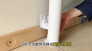 ประตูป้องกันเด็ก ไม่ต้องเจาะรู ติดตั้งง่ายสะดวก รั้วยืดหดได้ แยกสัตว์เลี้ยง ราวกั้นบันไดป้องกันเด็กมีหลายสไตล์ให้เลือก140---180cm