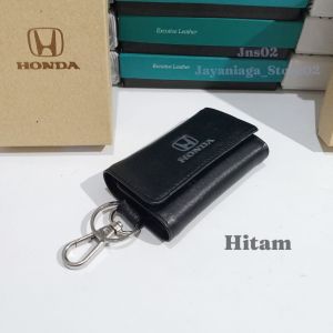 Dompet Kunci/STNK KulitDompet Gantungan Kunci Kendaraan Bermotor Kulit Sapi Model Lipat 3