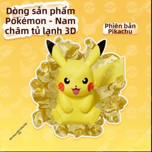 HECAN | Tấm Nam Châm Tủ Lạnh Hình Nhân Vật Pokémon 3D