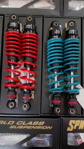 1 คู่ โช้คอัพหลังไฮดรอลิก โช๊คหลัง สปริงใหญ่ เหมาะสำหรับรถจักรยานยนต์ XRM-110 (6 สีให้เลือก: สีสวย งานดี)