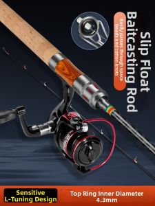YouDiaoBaiChuan | Long-casting Big Eyelets Sliding Float Lure Fishing Rod LR