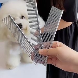 Lược chải lông cho Chó Mèo bằng inox nhiều size chắc chắn - Love Pets Shop