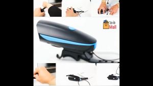 Đèn xe đạp có còi sạc usb chống nước HJ7588