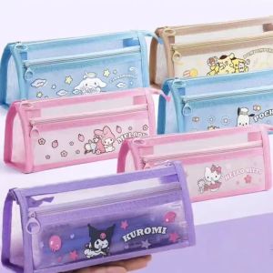 【HOORAY】Double Zipper Pencil Bag Stationery Storage Pencil Case Large Capacity Pen Bag For Student and Office #BK0233#