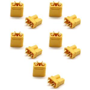 10pcs Amass XT30U Male Female Connector Plug the Upgrade XT30 For RC FPV Lipo Batterys RC (5 Pair)