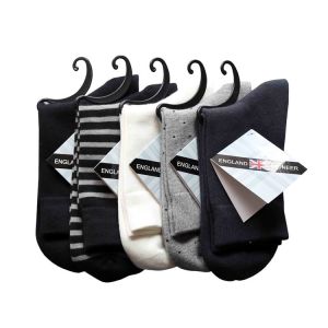 Tất Công Sở Nam Cotton Tay Khâu Kháng Khuẩn Thấm Hút Mồ Hôi Dài Đến Bắp Chân Chất Liệu Cotton Thoáng Khí