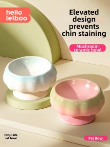 HELLOLEIBOO | Cervical Care & Anti-Spill Cat Feeding Bowl