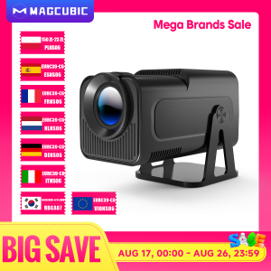 MAGCUBIC | Magcubic HY320 NTV Netflix Officially Licensed Android 13 Projector with 1080P 500ANSI Prime Video YouTube WIFi BT5.2 Portable