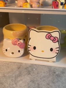 เคสโทรศัพท์มือถือสำหรับ OPPO Find N3 Flip เคสแมวเฮลโลคิตตี้ พร้อมสายคล้องมือน่ารักๆ