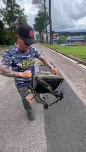 RBG CREATION X PIRATEZ STRIKE BUSHTREKKER BACK PACK / CHEST BAG / HIP PACK BAG PANCING