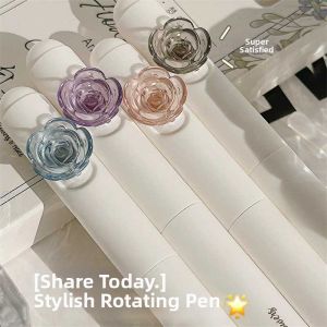 FANWUXIANG | Fast Drying High Appearance INS Design Rotary Black Pen for Students