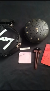 Drum Perkusi Tongue Mini Hang Handpan Steel 11 Tone 6 Inch