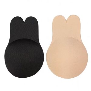 Ninabobo BR168 Rabbit Bra Beha Tempel Nipple Bra Pad Cover Penutup Puting Pentil Tape Lifter Silicon Bh Pakaian Dalam Push Up